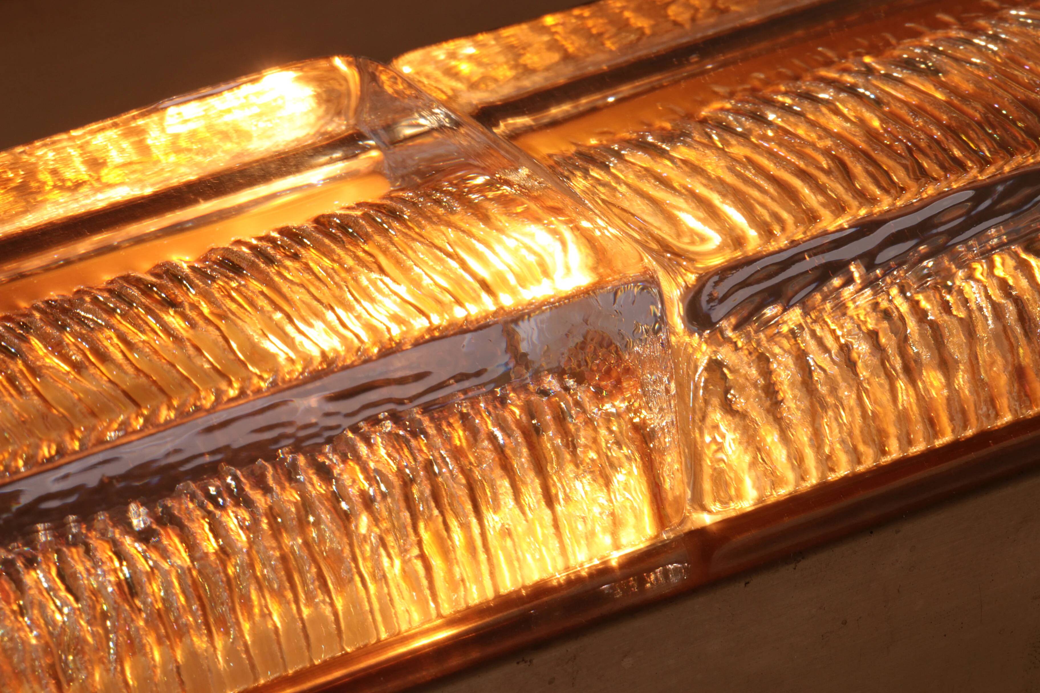 Atlantic double wall lamp by Vitrika, 1970s Danish design