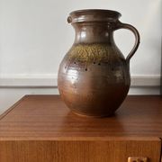 Large glazed stoneware pitcher XXL — Wabi-Sabi Spirit 1960-1