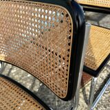 Set of 4 Cesca chairs by Marcel Breuer