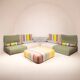 Modular Sofa Voyage Immobile by Studio Roche Bobois