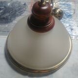 Black and gold glass suspension – galaxy patterns -