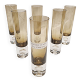Flutes en verres fumé pierre schneider
