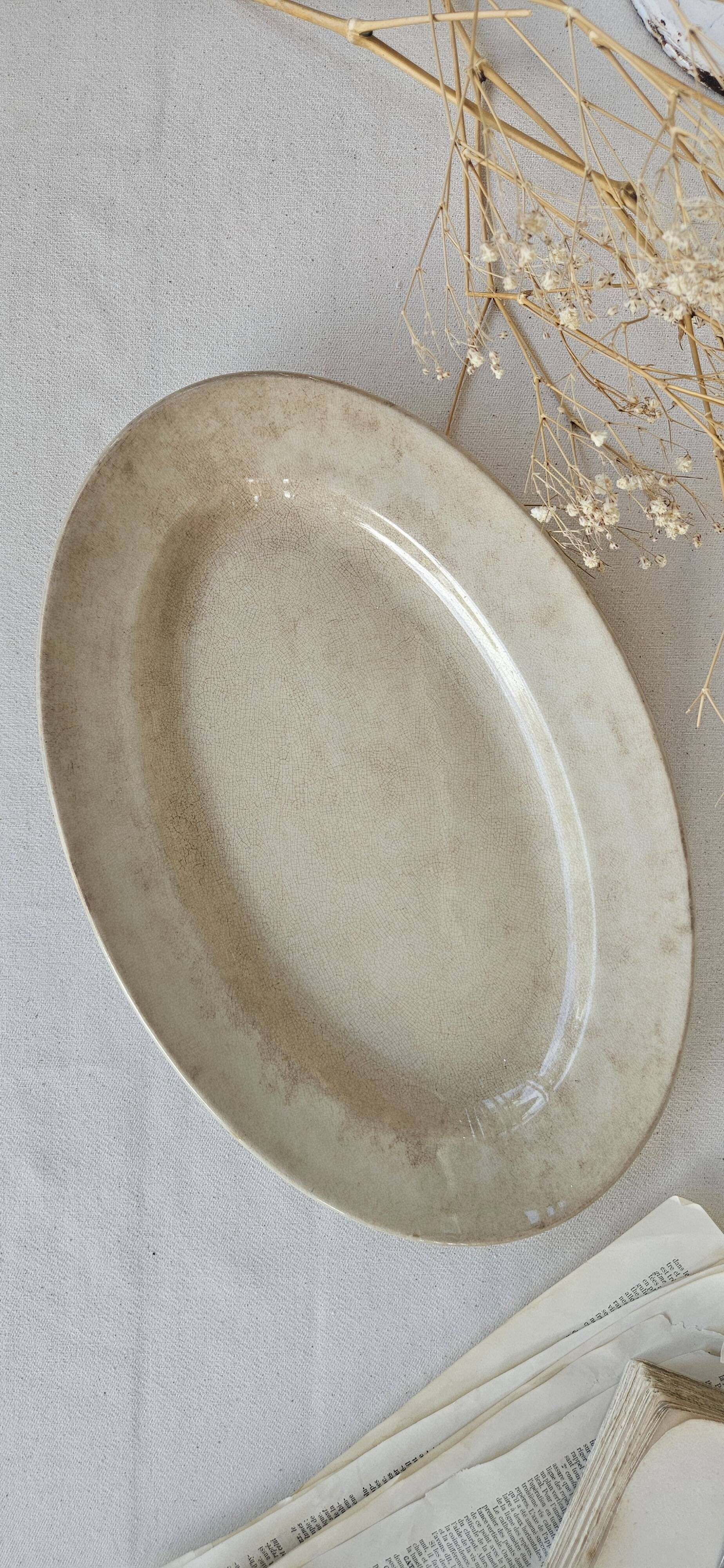 Old oval dish Pexonne FF – Ironstone