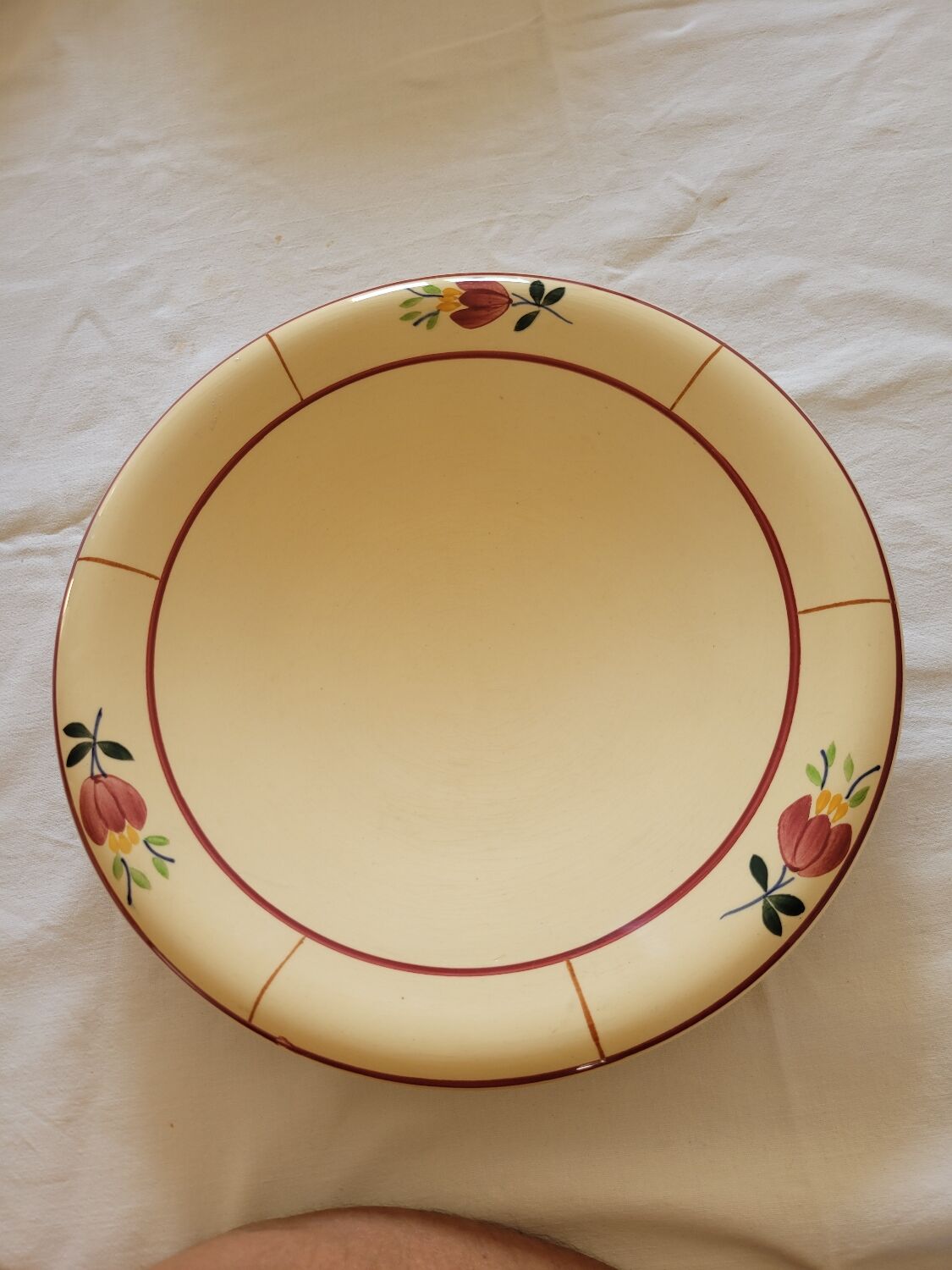 Plat de service gien Jacqueline