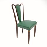 Eight Mid-century Modern Dining Chairs Attributed to Guglielmo Ulrich, 1940s