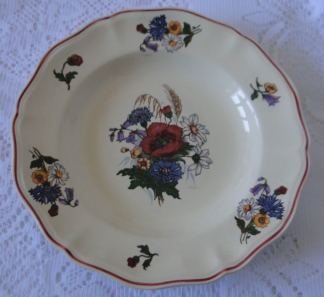 Asssiette creuse sarreguemines france model agreste