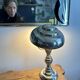 Pair of Art Deco ELAU mushroom lamps with adjustable nickel-plated metal.