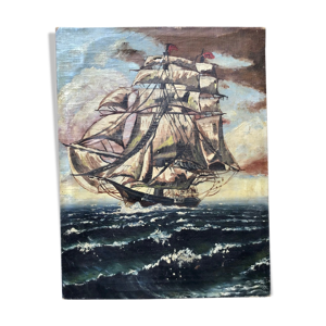 Tableau ancien, Marine début XX