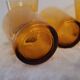 Set of 5 amber glasses Véréco – France – 1970s