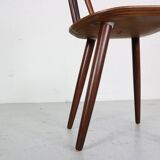 Poul Volther Set Of 6 Dinning Room Chairs "3705" For Fremel Røjle, Denmark, 1960