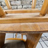 Set of 4 brutalist bistro chairs