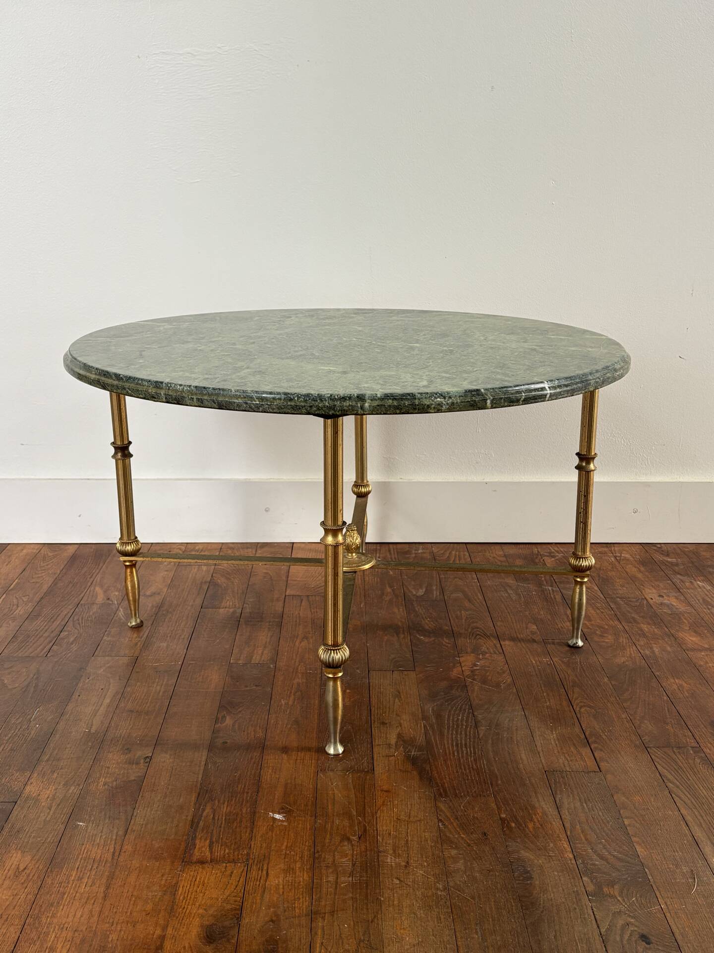 Green marble coffee table