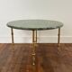 Green marble coffee table