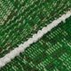 Tapis vintage 5x8 nuances de vert, 155x238 cm