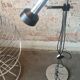 Vintage floor lamp silver-black, 1970