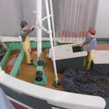 Model of trawler boat - tuna vessel Beti Uskal - telecommande