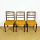 3 chaises scandinave 1960