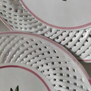 6 assiettes à dessert ajourées Portugal