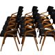 Set of 12 chairs, Ludvík Volák, 1960s–1970s, Czechoslovakia