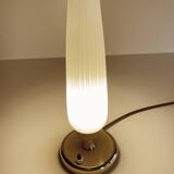 Lampe Vintage Années 50 Verre, Laiton Verre, Jaune