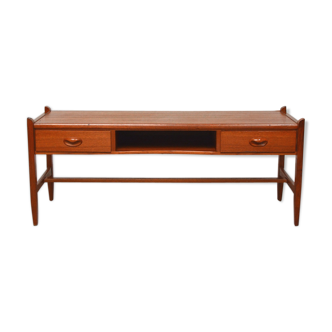 Console scandinave en teck, 1960