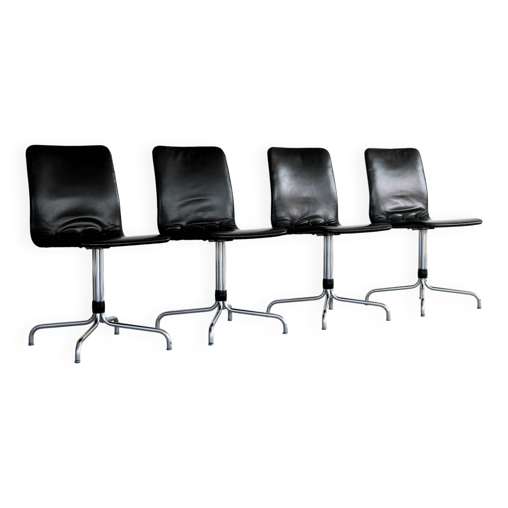 Chaises de salle à manger vintage années 1970 | Brabantia