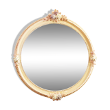 Mirror vintage floral decoration 49x49cm