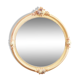 Mirror vintage floral decoration 49x49cm