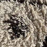 Moroccan berber carpet beni ouarain wool 90x195 cm