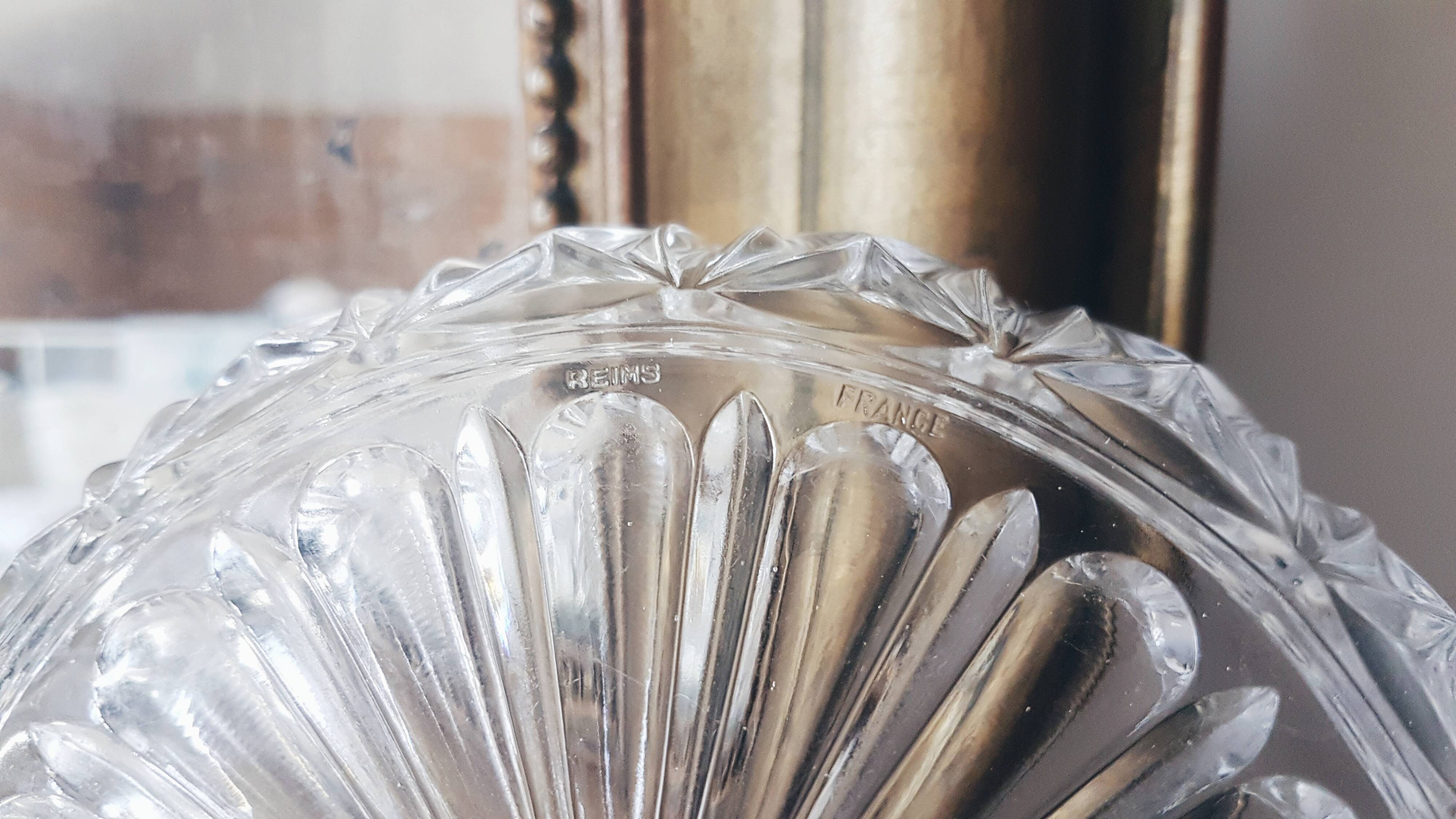 Glass dessert set Salad bowl and bowls