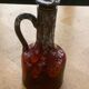 Carafe bottle in glazed ceramic vallauris vintage 1960