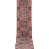 Vintage Turkish Oushak Rug Handwoven 80x670 cm