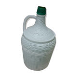 Bonbonne 4L verte entourée de plastique blanc