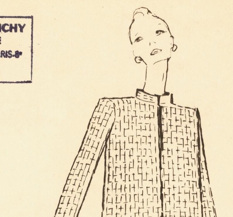 Dessin de la maison Givenchy