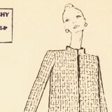 Drawing of the house Givenchy