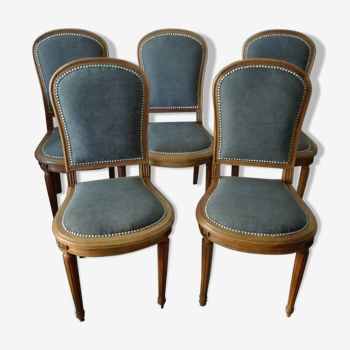Chaises de style Louis XVI restaurées