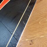 Coffee table formica tapered compass legs