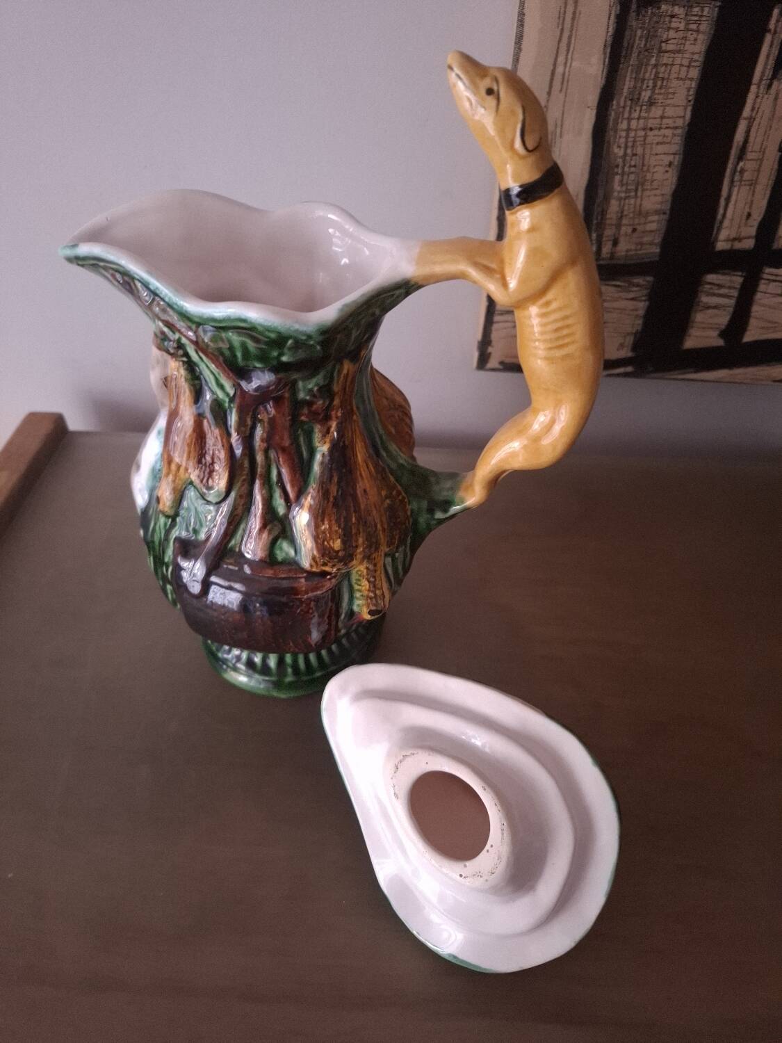 Caldas earthenware pitcher