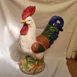 Coq en faïence Comoléra xixeme
