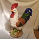 Coq en faïence Comoléra xixeme