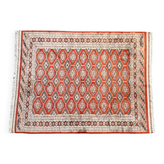 Oriental rug pakistan orange vintage 172cm x 126cm