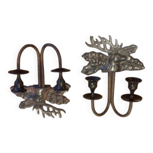 Appliques murales / bougeoirs