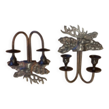 Wall sconces / candle holders