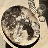 Very large empty pocket or petrified wooden flat
