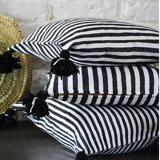Striped Berber cushion