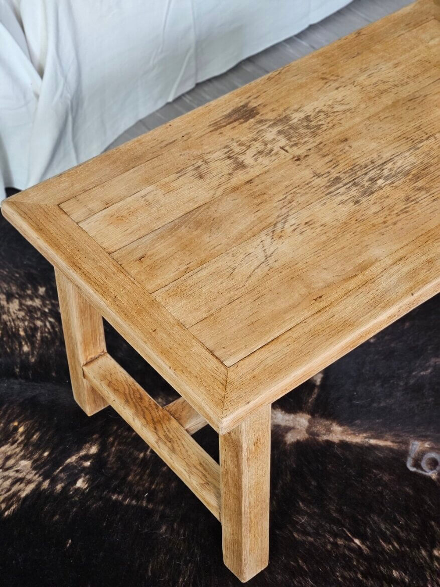 Renovated vintage oak coffee table | Iris