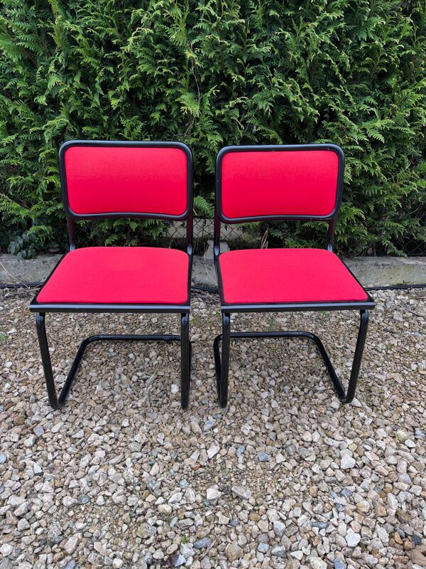4 chaises B34 de Marcel Breuer