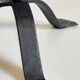 Pair of Brutalist Vintage Steel Candlesticks