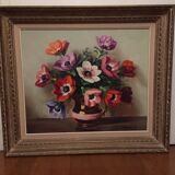 Still life anemones