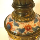 Paire de lampe en porcelaine de chine piétement en bronze ciselé XIX siècle
